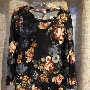 Floral sweatshirt